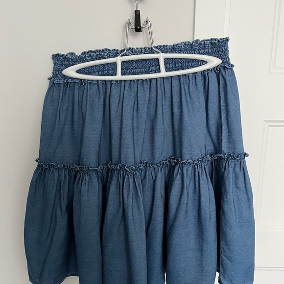 Kate Spade New York - Broome Street Chambray Skirt - Picture 5 of 5